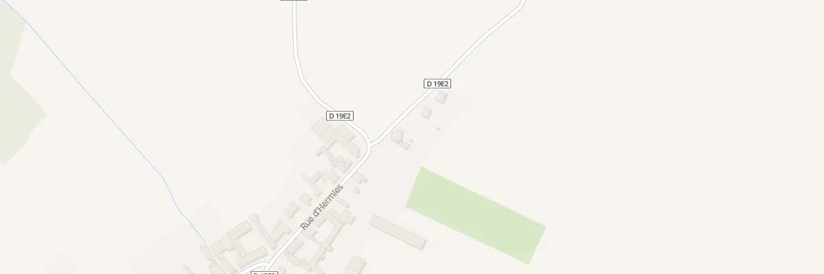 Plan du 12 Rue d’Hermies à Ruyaulcourt