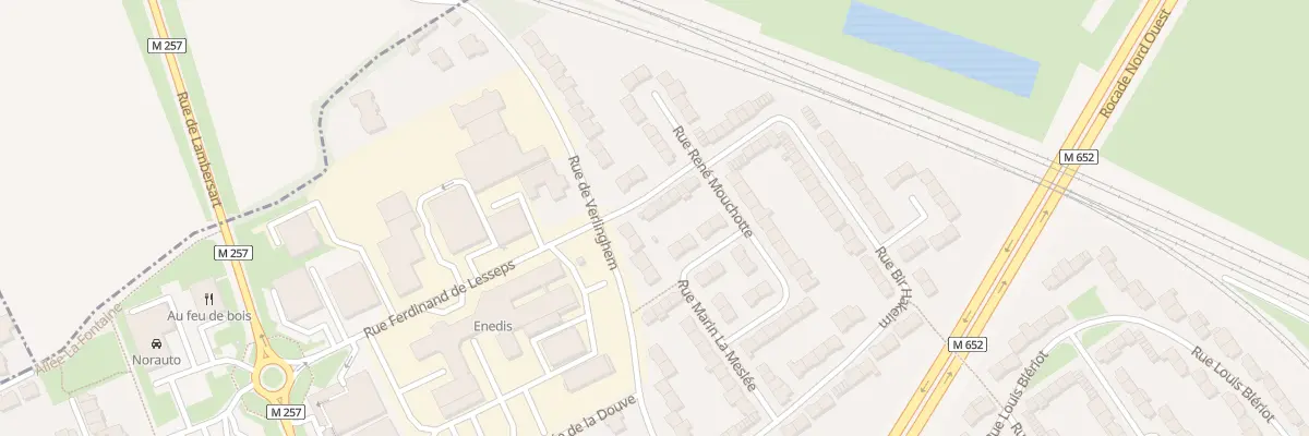 Plan du 91 Rue Bir Hakeim à Lambersart