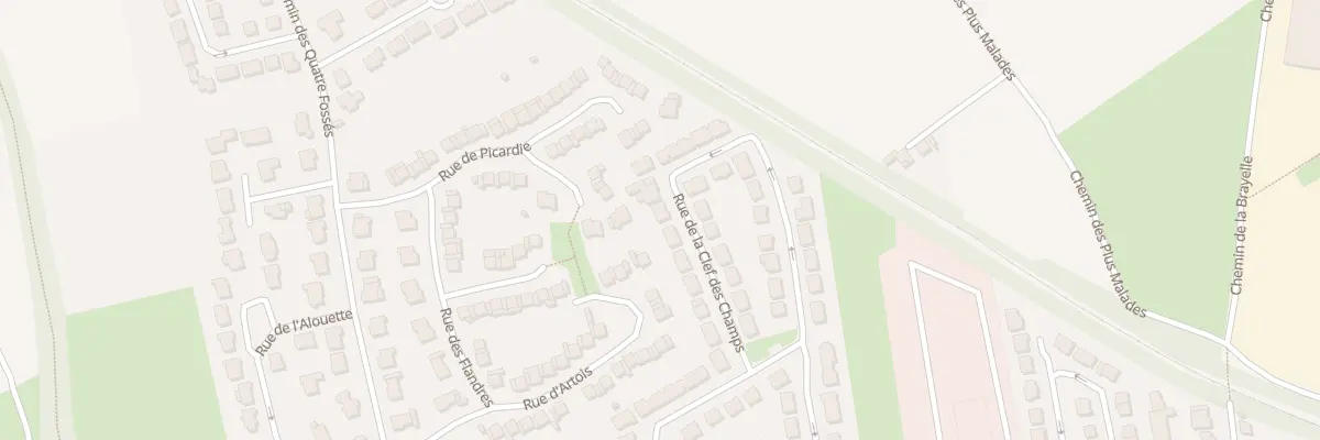 Plan du 34 Rue de la Clef des Champs à Brebières