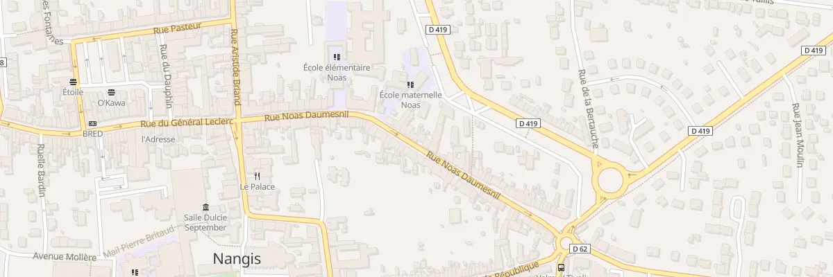 Plan du 25 Rue Noas Daumesnil à Nangis