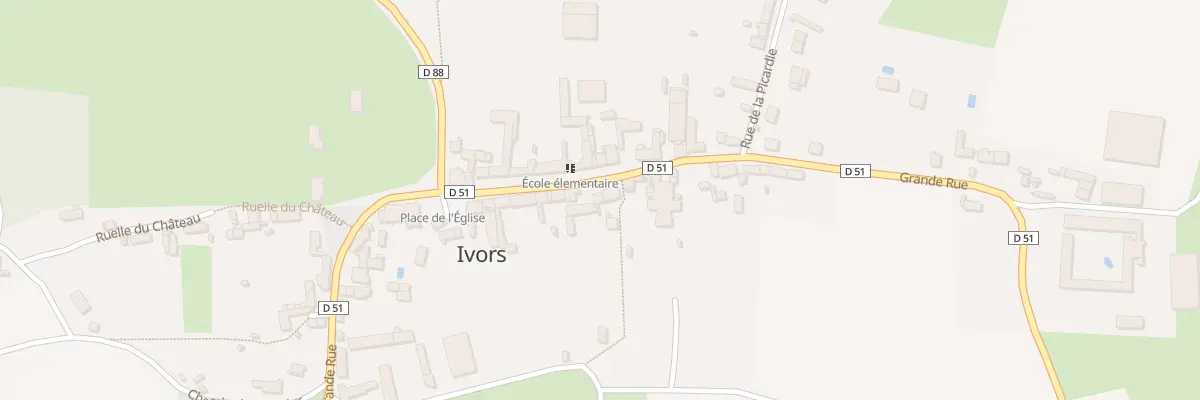 Plan du 36 Rue de la Grande Rue à Ivors