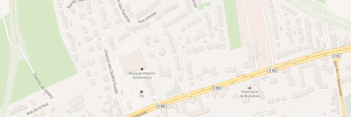Plan du 6 Rue de la Clef des Champs à Brebières