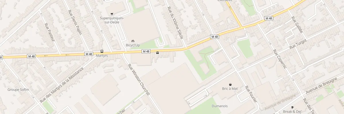 Plan du 196 Rue Anatole France Lomme à Lille