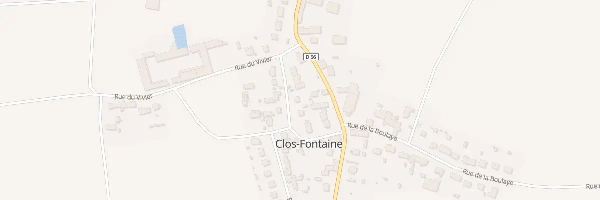 Plan du 7 Rue des Sources à Clos-Fontaine