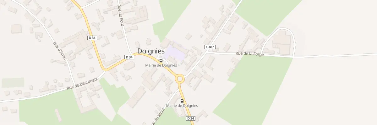 Plan du 3 Rue de Boursies à Doignies