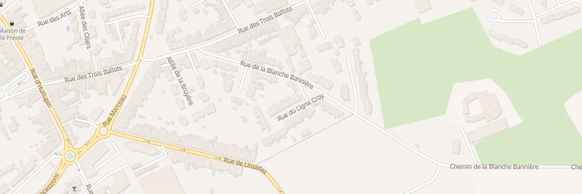Plan du 4 Rue du Ligne Croy à Comines
