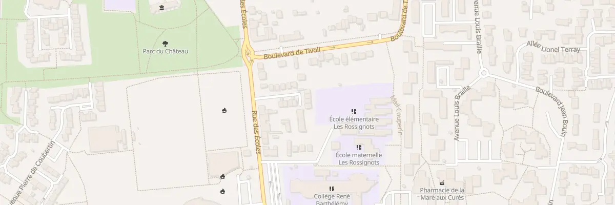 Plan du 27 Rue des Ecoles à Nangis