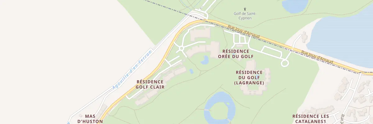 Plan de la Rue Jouy d’Arnaud à Saint-Cyprien