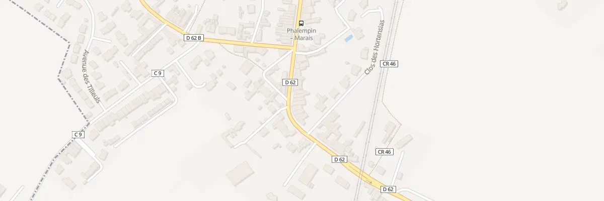 Plan du 107 Rue du Gen de Gaulle à Phalempin