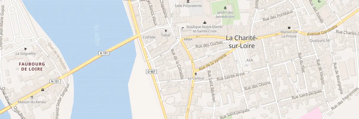 Plan du 9 Rue de la Corneille à La Charité-sur-Loire