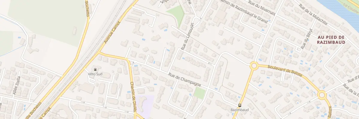 Plan du 2 Rue du Bourbonnais à Narbonne