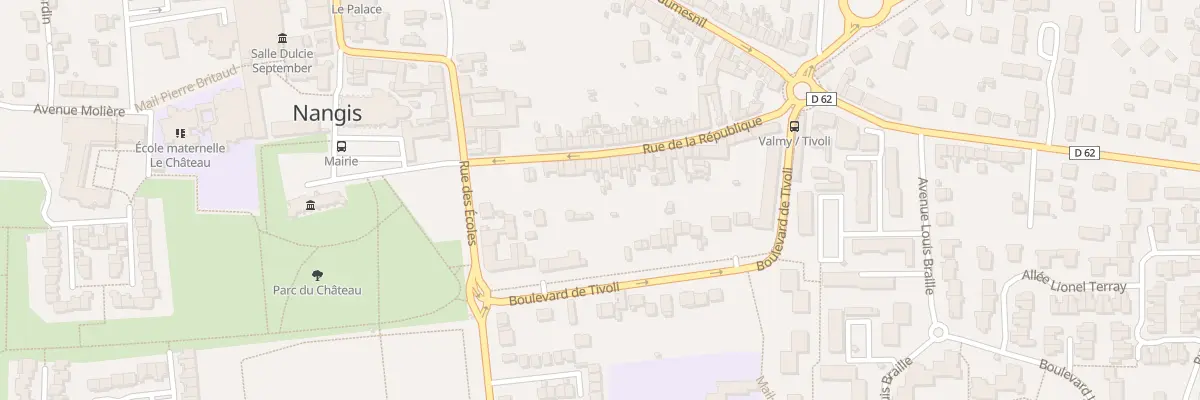 Plan du 16 Rue de la République à Nangis