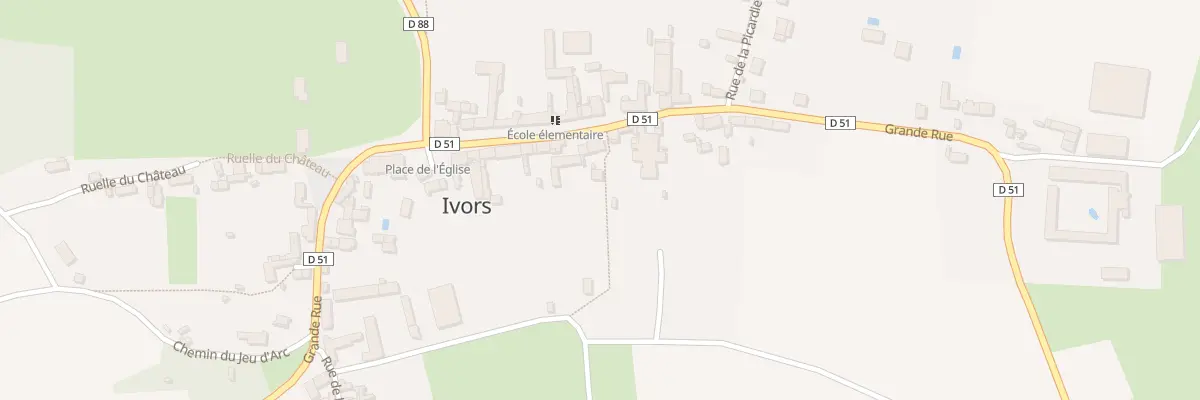 Plan du 32 Rue de la Grande Rue à Ivors
