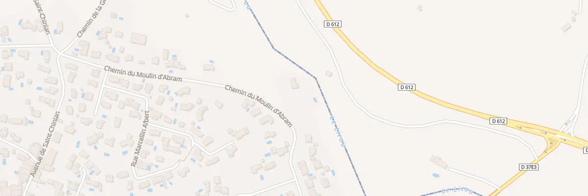 Plan du 12 Che du Moulin d’Abram à Creissan