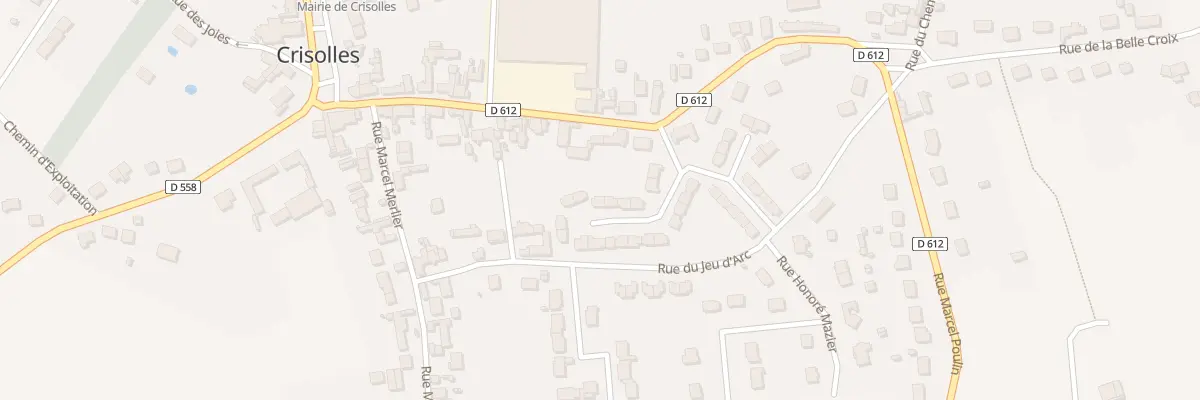 Plan du 32 Sq Albert Martin à Crisolles