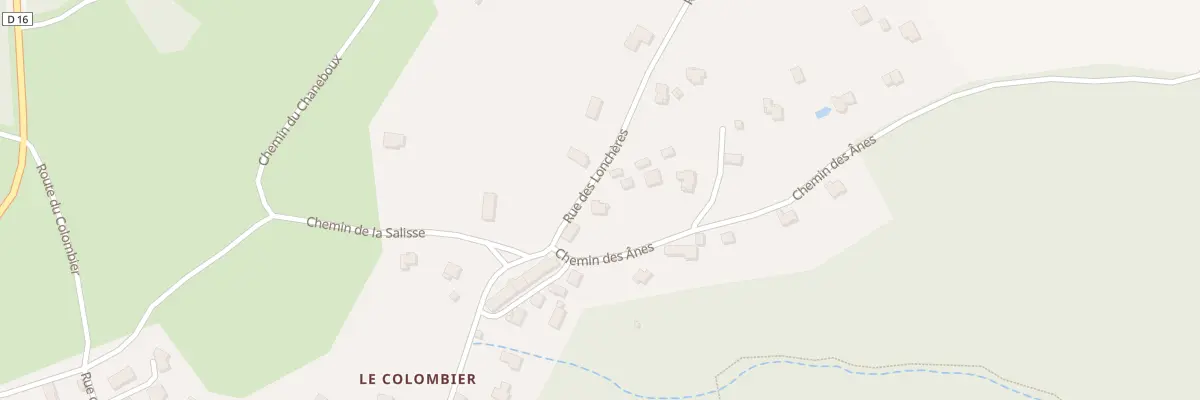 Plan du 33 Rue des Loncheres Le Colombier à Loubeyrat