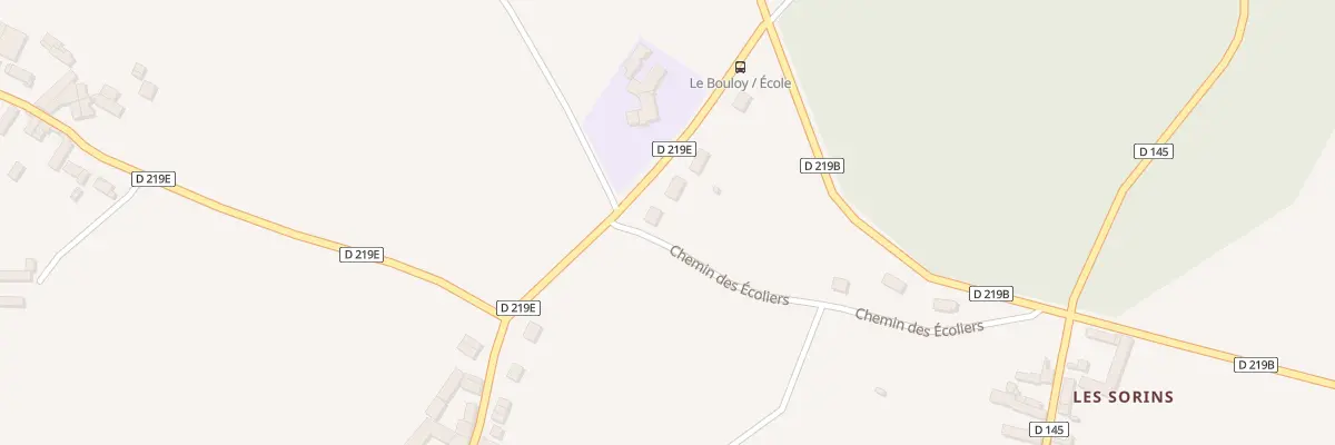 Plan du 7 La Raie Creuse à Blennes