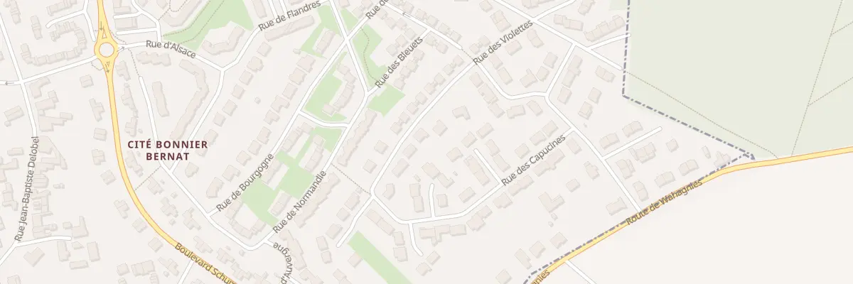 Plan du 17 Rue des Violettes à Libercourt
