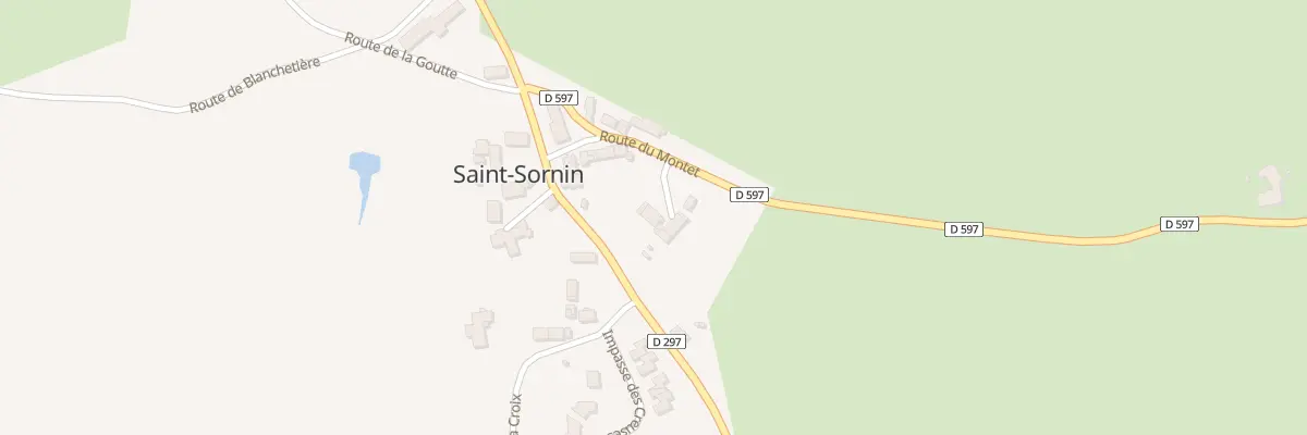Plan du 120 Rte du Montet à Saint-Sornin