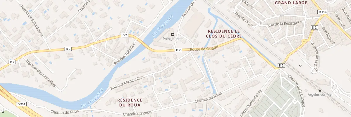 Plan du 2 Rue Moulin Mars à Argelès-sur-Mer