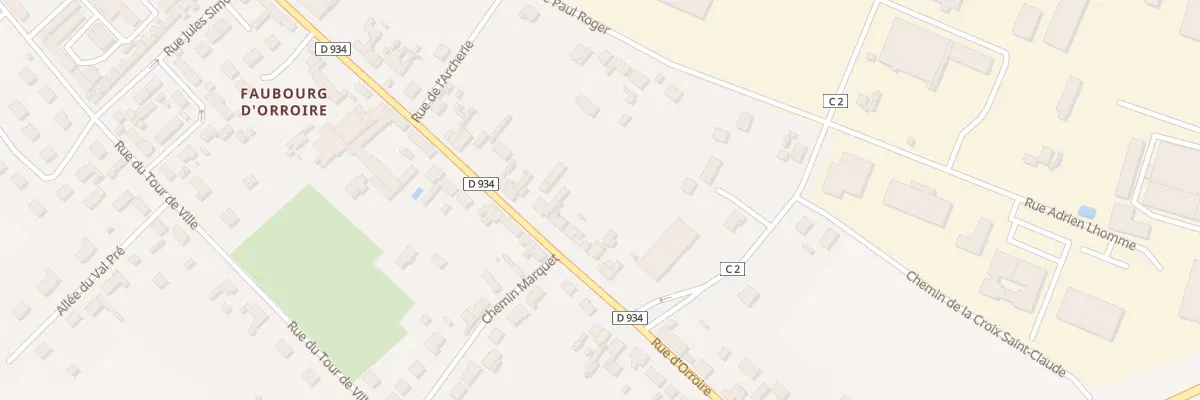 Plan du 759 Rue d’Orroire à Noyon