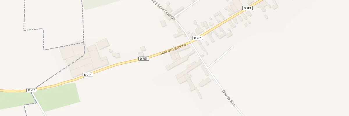 Plan du 81 Rue de St Quentin à Neuville-Bourjonval