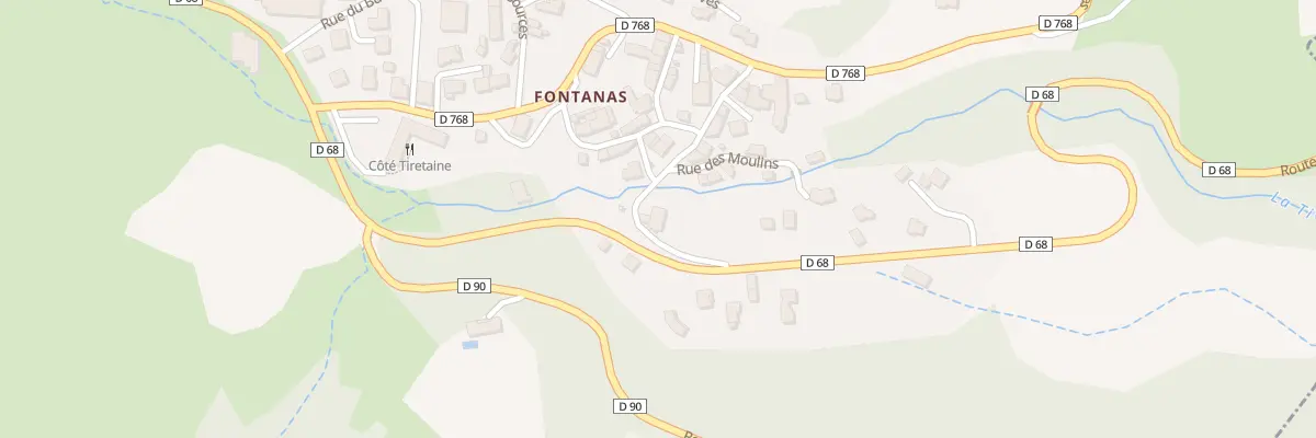 Plan du 5 Rue de la Cascade - Fontanas à Orcines