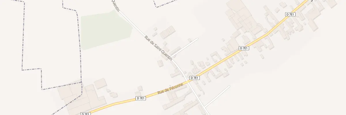 Plan du 68B Rue de St Quentin à Neuville-Bourjonval