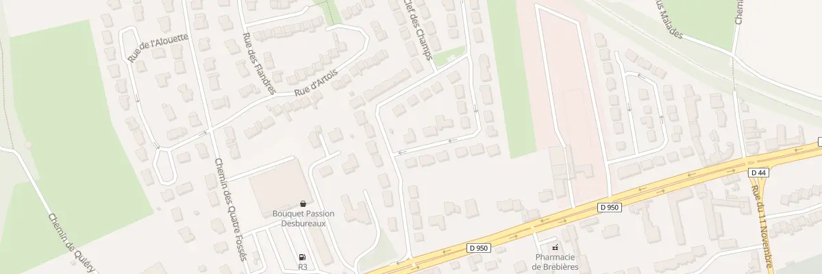 Plan du 59 Rue de la Clef des Champs à Brebières