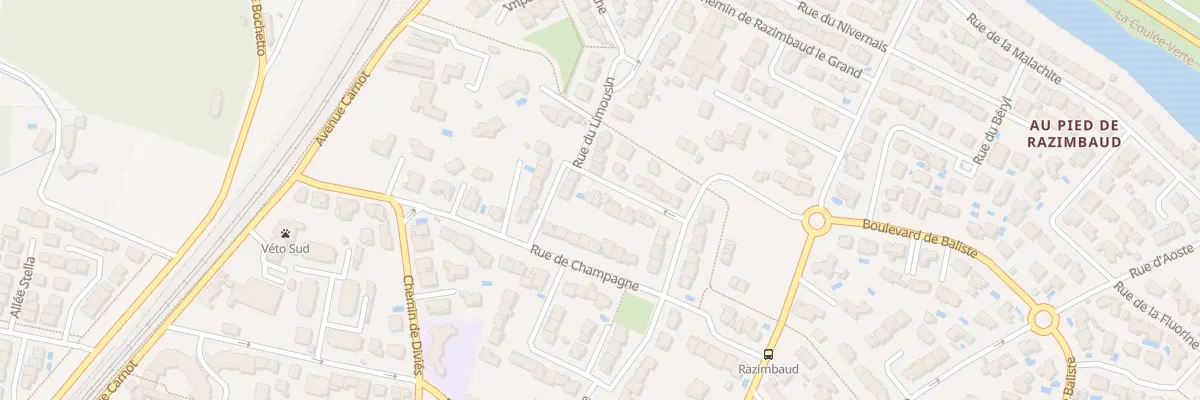 Plan du 10 Rue du Bourbonnais à Narbonne