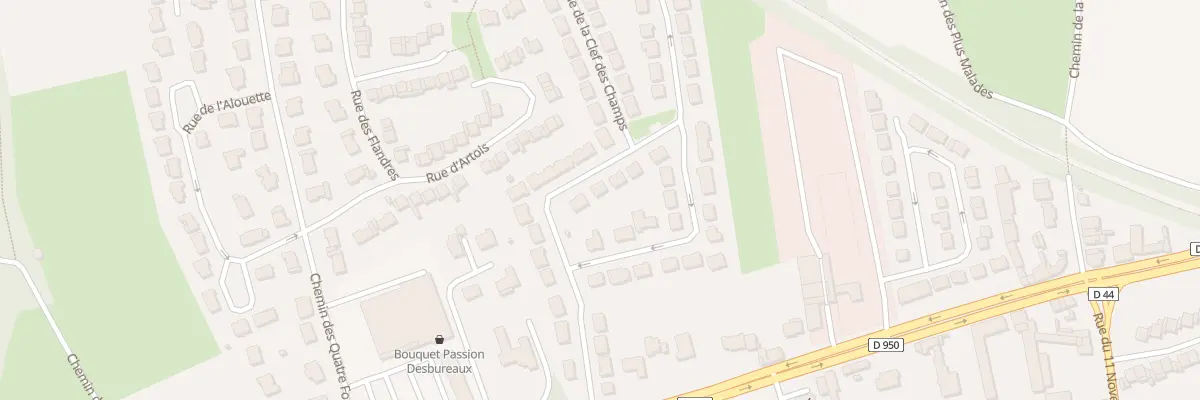 Plan du 11 Rue de la Clef des Champs à Brebières