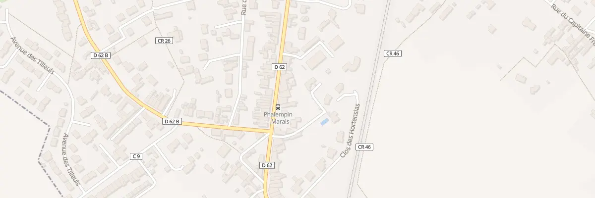 Plan du 79 Rue du Gen de Gaulle à Phalempin