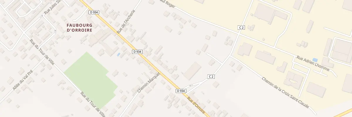 Plan du 767 Rue d’Orroire à Noyon
