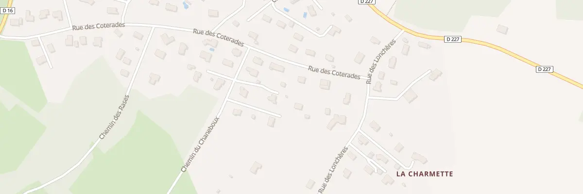 Plan du 24 Rue des Coterades - Palennes à Loubeyrat