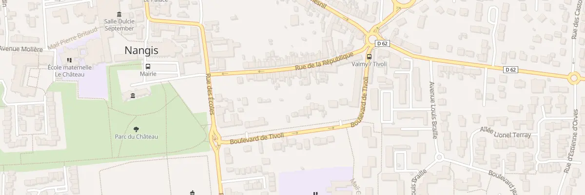 Plan du 22T Rue de la République à Nangis