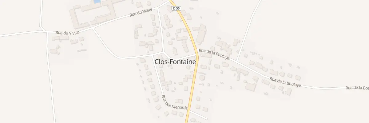 Plan du 32 Rue de Nangis à Clos-Fontaine