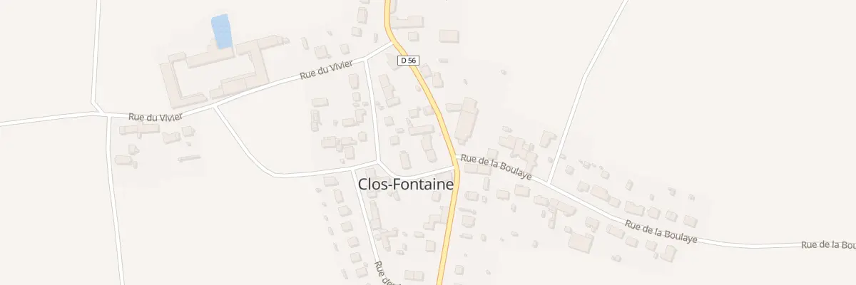 Plan du 30B Rue de Nangis à Clos-Fontaine