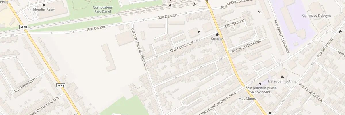 Plan du 53 Rue Condorcet à Loos