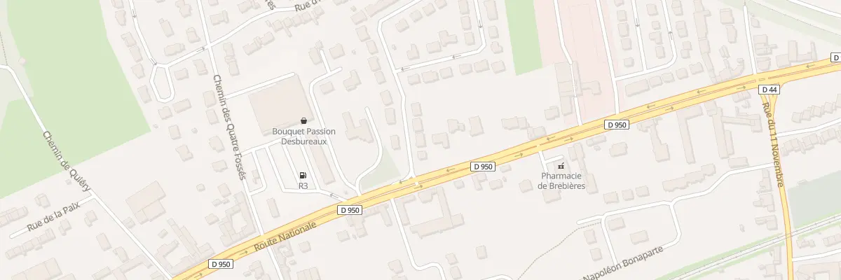 Plan du 3 Rue de la Clef des Champs à Brebières