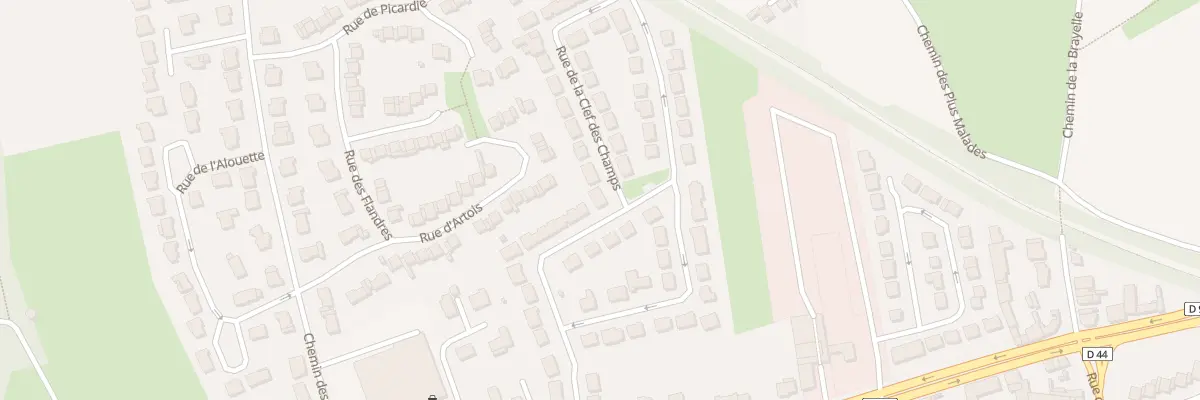 Plan du 22 Rue de la Clef des Champs à Brebières