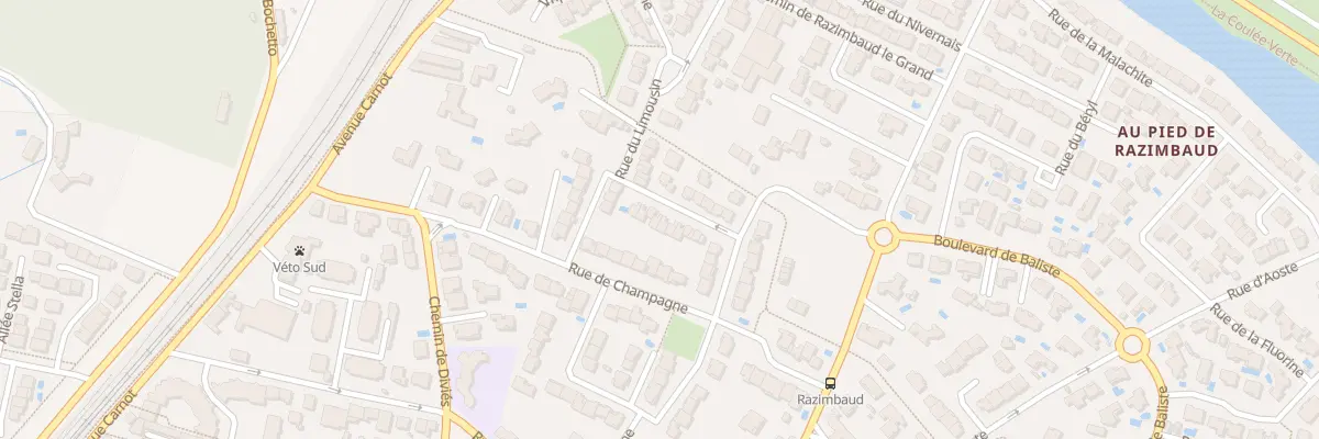 Plan du 14 Rue du Bourbonnais à Narbonne