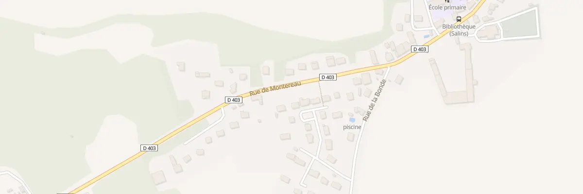 Plan du 10 Rue du Bois des Brosses à Salins