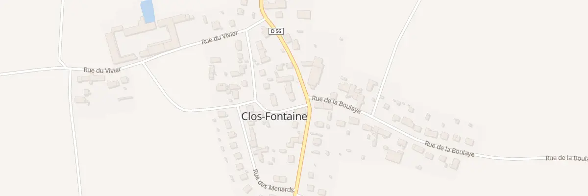 Plan du 1 Rue des Sources à Clos-Fontaine