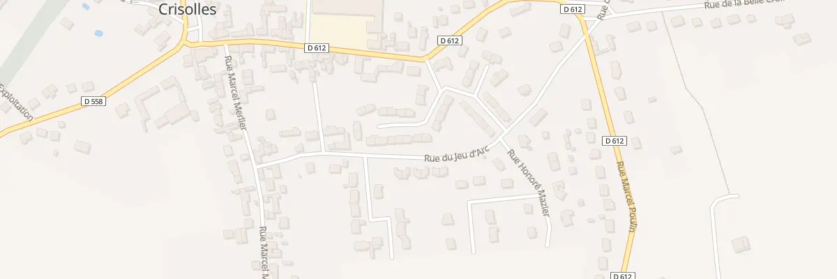Plan du 22 Sq Albert Martin à Crisolles