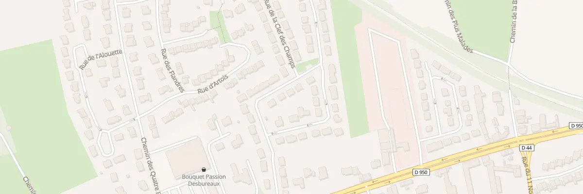 Plan du 13 Rue de la Clef des Champs à Brebières