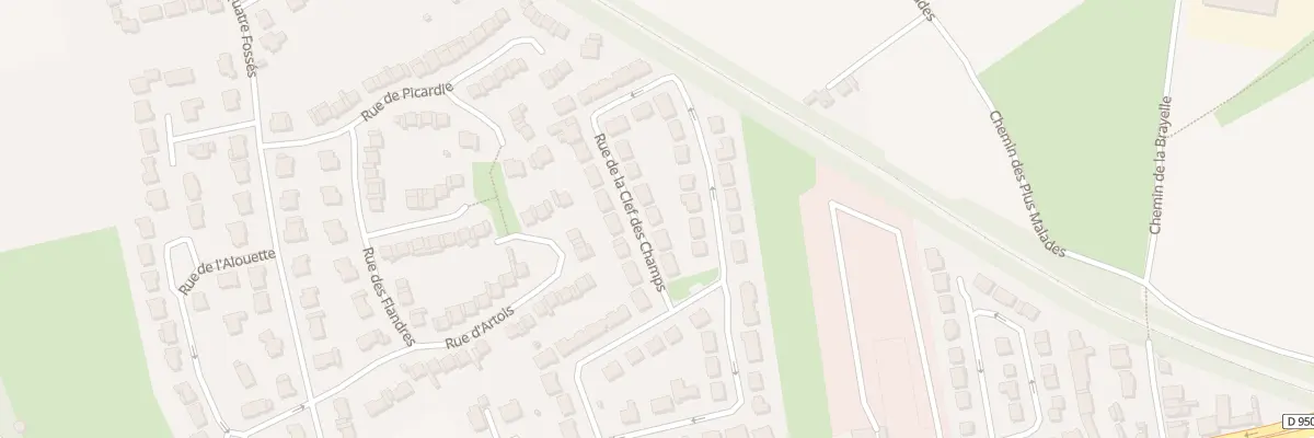 Plan du 21 Rue de la Clef des Champs à Brebières