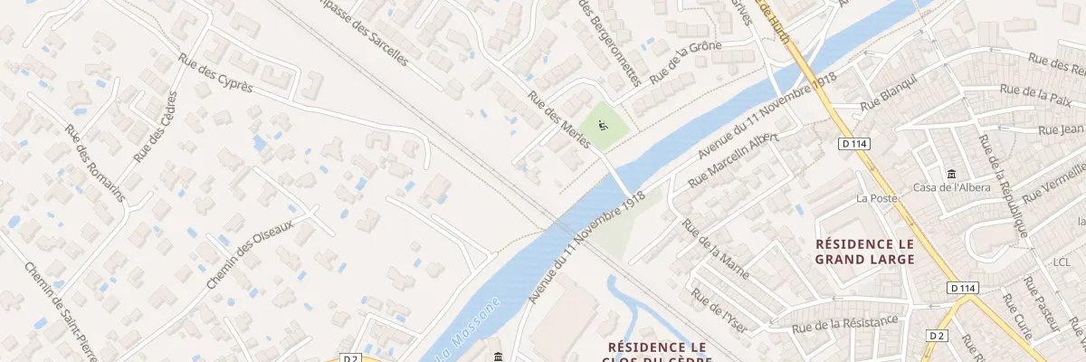 Plan du 36 Rue des Merles à Argelès-sur-Mer