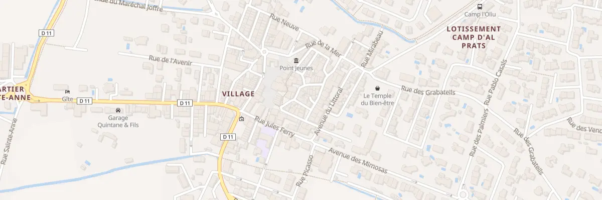 Plan du 1 Rue Corneille à Sainte-Marie-la-Mer