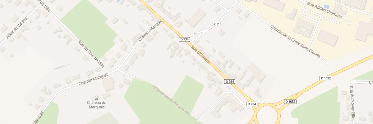 Plan du 880 Rue d’Orroire à Noyon