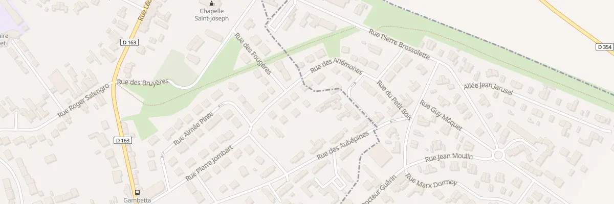 Plan du 28 Rue Pierre Jombart à Oignies